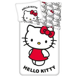 Pościel 140x200 Hello Kitty poszewka 70x90