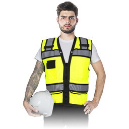 KOS-CONTROL - Kamizelka ostrzegawcza z siateczki z segmentowymi