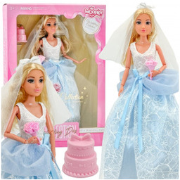 Lalka Modowa Lily Panna Młoda z Tortem Woopie