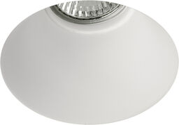 Oprawa wpuszczana GU10 okrągła gipsowa biała BLANCO 1253004