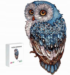 Puzzle Drewniane Sowa Dla Dzieci Dorosłych 100 Elementów