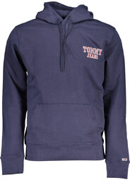 NIEBIESKA BLUZA MĘSKA TOMMY HILFIGER BEZ ZAMKA