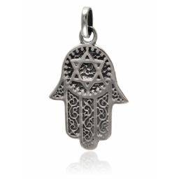 Wisiorek Ręka Fatimy dłoń Hamsa w0609