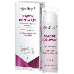 MEDITY+ TRĄDZIK RÓŻOWATY Krem naprawczy na noc, 50ml