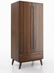 Szafa drewniana bukowa Beskid szer. 90 cm orzech
