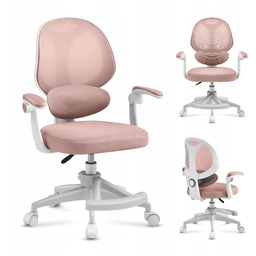 Krzesło obrotowe do biurka Mark Adler różowe