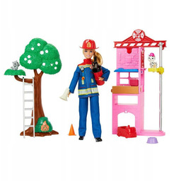 Barbie Kariera. Lalka Strażak HRG55
