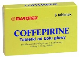 Coffepirine tabletki od bólu głowy 6 sztuk