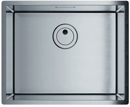GLOBALO Zlewozmywak 54x44 RIWOLO 50.1 inox, stal szczotkowana,