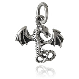 Wisiorek srebrny Smok Dragon w0633