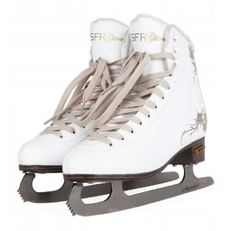 Łyżwy Figurowe Sfr Glitra Ice Białe frestyle 37
