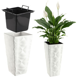 Donica ogrodowa Bando wysoka z wkładem 40 cm,