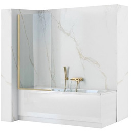 Złoty szczotkowany parawan nawannowy 70 cm Elegant Rea