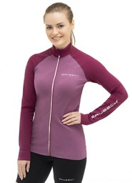 Bluza termoaktywna damska Brubeck Athletic LS13520 wrzosowy/śliwkowy