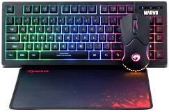 Marvo CM310 RGB Czarny Zestaw mysz i klawiatura