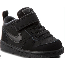 Nike Buty Court Borough Low (tdv) Black