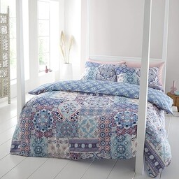 Catherine Lansfield Pościel Boho Patchwork King zestaw poszewek