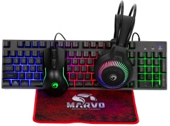 Marvo CM416 Loot40 Czarny Zestaw mysz i klawiatura