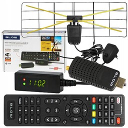 Mini Dekoder Tuner Telewizji Naziemnej DVB-T2 Hevc H.265