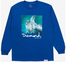 koszulka DIAMOND - Shimmer Tee L/S Blue (BLU)