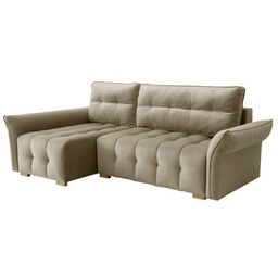 Narożnik pikowany L z funkcją spania MALAGA LEWY/PRAWY