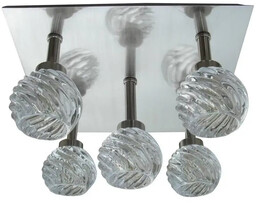 Candellux Sufitowa lampa z kryształkami GIRA 95-23219 glamour