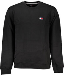 CZARNA BLUZA MĘSKA TOMMY HILFIGER BEZ ZAMKA