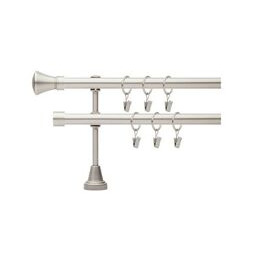 Karnisz podwójny Capri 19 mm 160 cm satyna