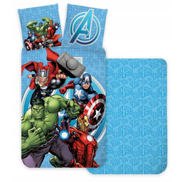 Pościel 140x200 Marvel Iron Man Kapitan Ameryka Hulk