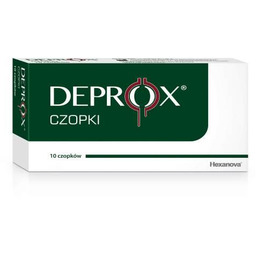 DEPROX czopki na zapalenie prostaty, 10 sztuk