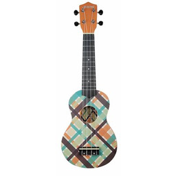 JEREMI Ukulele S3-KP Sopran Wielokolorowy