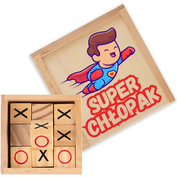 Prezent na dzień chłopaka gra kółko i krzyżyk