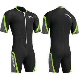 MUTA PLAYA SHORTY UOMO NERO/LIME 2.5mm S/2