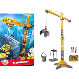 Dickie Toys 203729023 Dźwig Zdalnie sterowany radiowo 2,4GHz;obrót