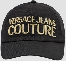 VERSACE JEANS COUTURE Czarna czapka z daszkiem