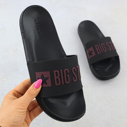 Klapki plażowe basenowe czarne Big Star SS274708