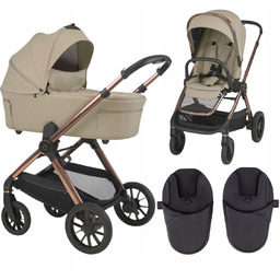 Espiro Code autofolding wózek spacerowy gondola 2w1 adaptery