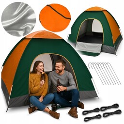 Namiot kempingowy samorozkładający automatyczny turystyczny 3-4 osobowy