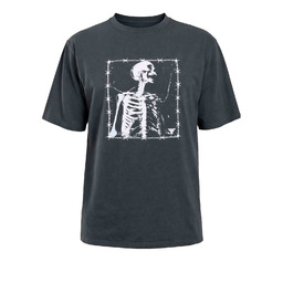 koszulka FALLEN - Barbed Bones Tee Iron White
