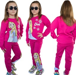 Dres dziewczęcy 116 bluza spodnie Komplet Elsa Frozen