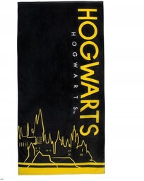 DUŻY Ręcznik plażowy 70x140 Harry Potter Hogwarts bawełniany
