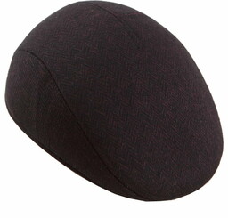 Dodatek LANCASTER CAL004-3. Beret, Kolor czarny fioletowy. Mężczyzna.