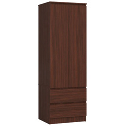 Elior Klasyczna dwudrzwiowa szafa wenge - Deris 3X