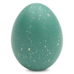Eurofirany Figurka wielkanocna 11x11x14 24C Jajko turkusowa ciemna