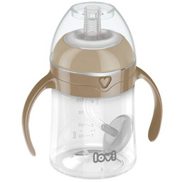 LOVI Pierwszy kubek z obciążoną słomką brązowy 35/363,