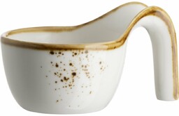 Miska Mäser Gourmet Pintar biała w brązowe kropki12,5