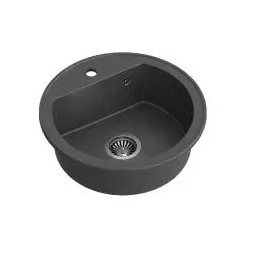 Quadron HCQC5151CZK Johnny 210 Granitowy Czarny Zlewozmywak okrągły