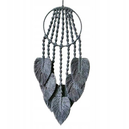 Łapacz snów tkany MAKRAMA duża wisząca 50cm