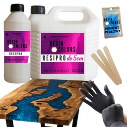 Żywica epoksydowa odlewnicza do drewna – bezbarwna