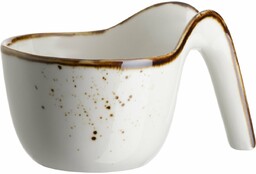 Miska Mäser Gourmet Pintar białe brązowe kropki 9x